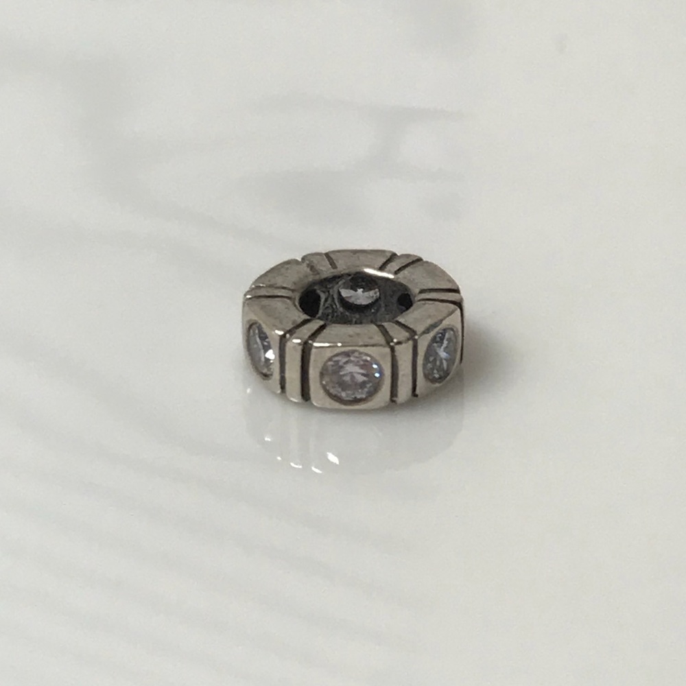 Pandora crystal glass spacer charm